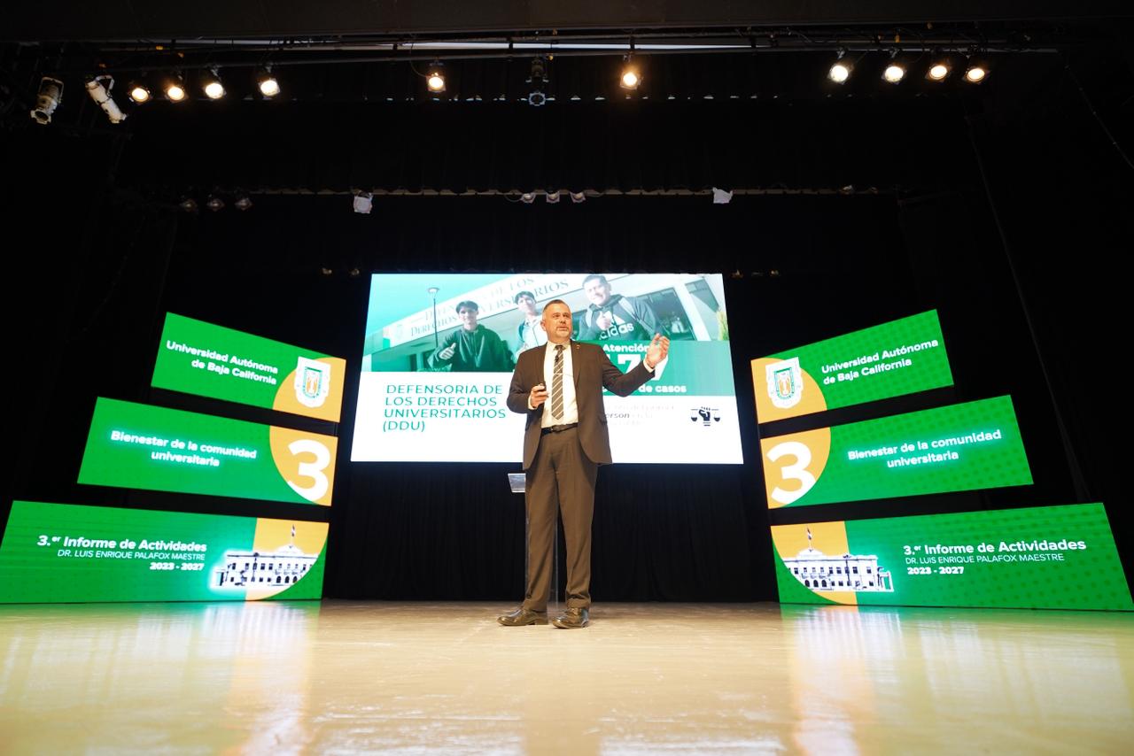 Presenta Rector de UABC Luis Enrique Palafox Maestre Tercer Informe de ...